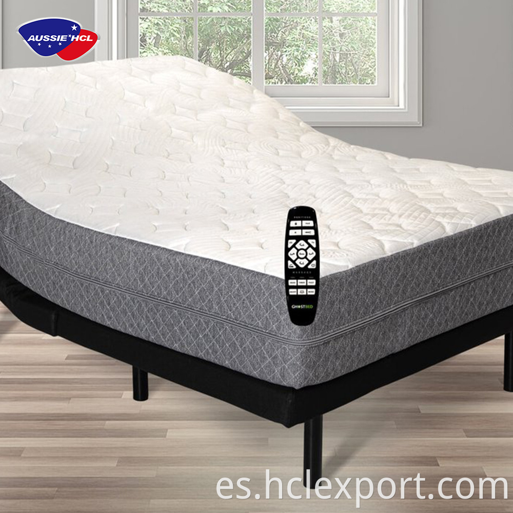 colchones de remolino de lujo de alta densidad de alta densidad King Doble Royal Quality Gel Memory Sleep Bell Foam Mattress